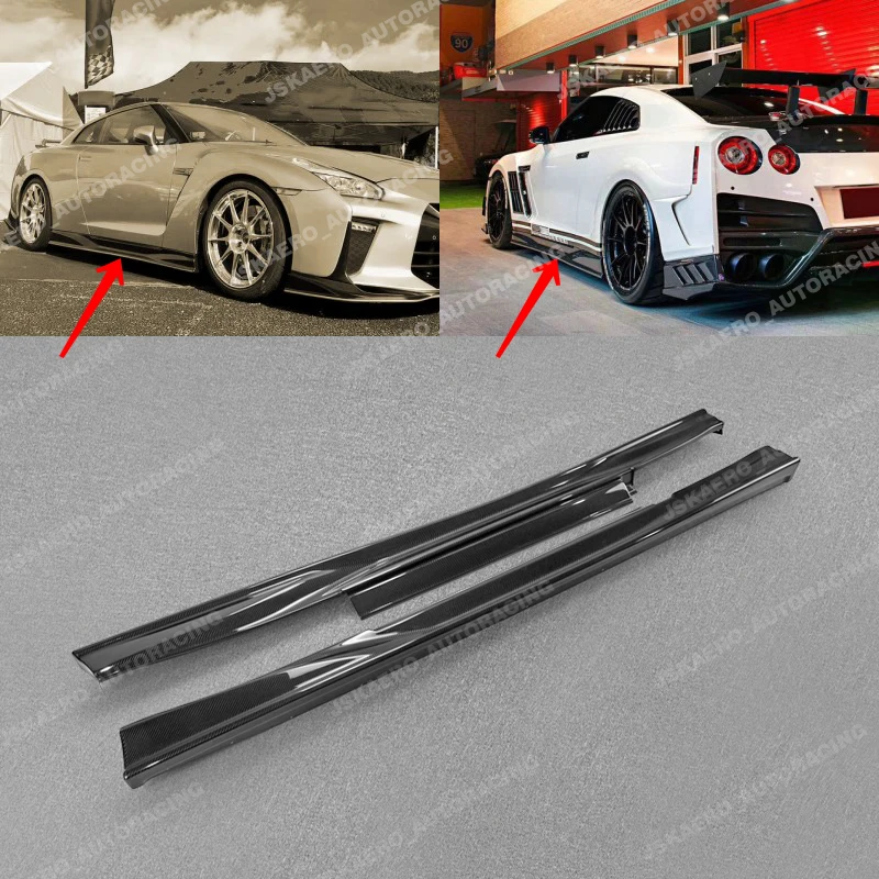 For Nissan GTR R35 08-17 TSStyle Carbon Fiber Side Skirt Extension Addon car Bodykits 2pcs
For Nissan GTR R35 08-17 TSStyle Carbon Fiber Side Skirt Extension Addon car Bodykits 2pcs