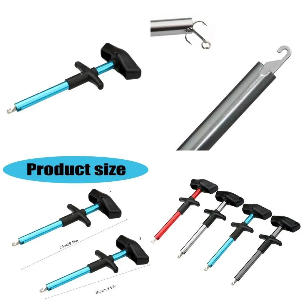 R6FE Portable Fishing Hook Remover Aluminum Alloys Fishing Hook Extractor T Shaped Hook Separator for Freshwater & Saltwater
R6FE Portable Fishing Hook Remover Aluminum Alloys Fishing Hook Extractor T Shaped Hook Separator for Freshwater & Saltwater