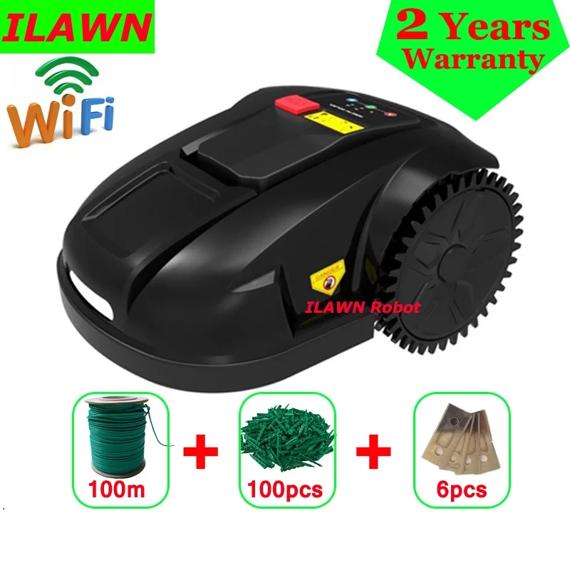 GYROSCOPE Function Mini Intelligent Robot Grass Cutter with WiFi APP Function,Water-proofed charger,100m wire,100pcs pegs
GYROSCOPE Function Mini Intelligent Robot Grass Cutter with WiFi APP Function,Water-proofed charger,100m wire,100pcs pegs