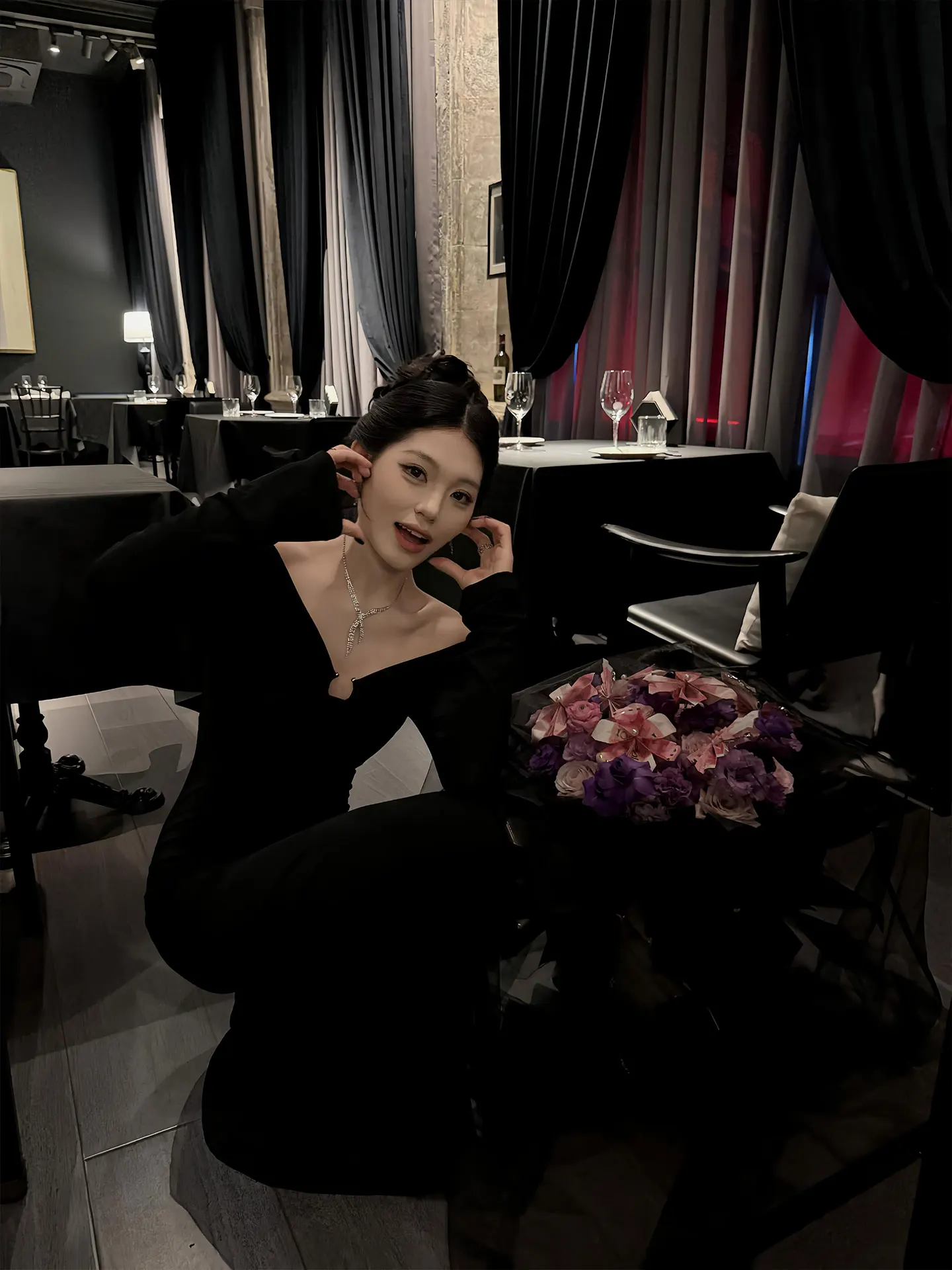 Ele Miu Series Bla Dr One oulder Birthday Gift for Rich Girl Long Sve Midi Dr Ele Sle Wedding Par
Ele Miu Series Bla Dr One oulder Birthday Gift for Rich Girl Long Sve Midi Dr Ele Sle Wedding Par