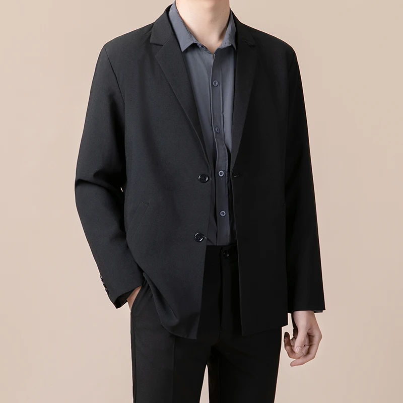 Mens Daily Korean Version Jackets Solid Color Trend Business Party Stage Jacket Mens Handsome Casual Jacket Premium Suit Coat
Mens Daily Korean Version Jackets Solid Color Trend Business Party Stage Jacket Mens Handsome Casual Jacket Premium Suit Coat