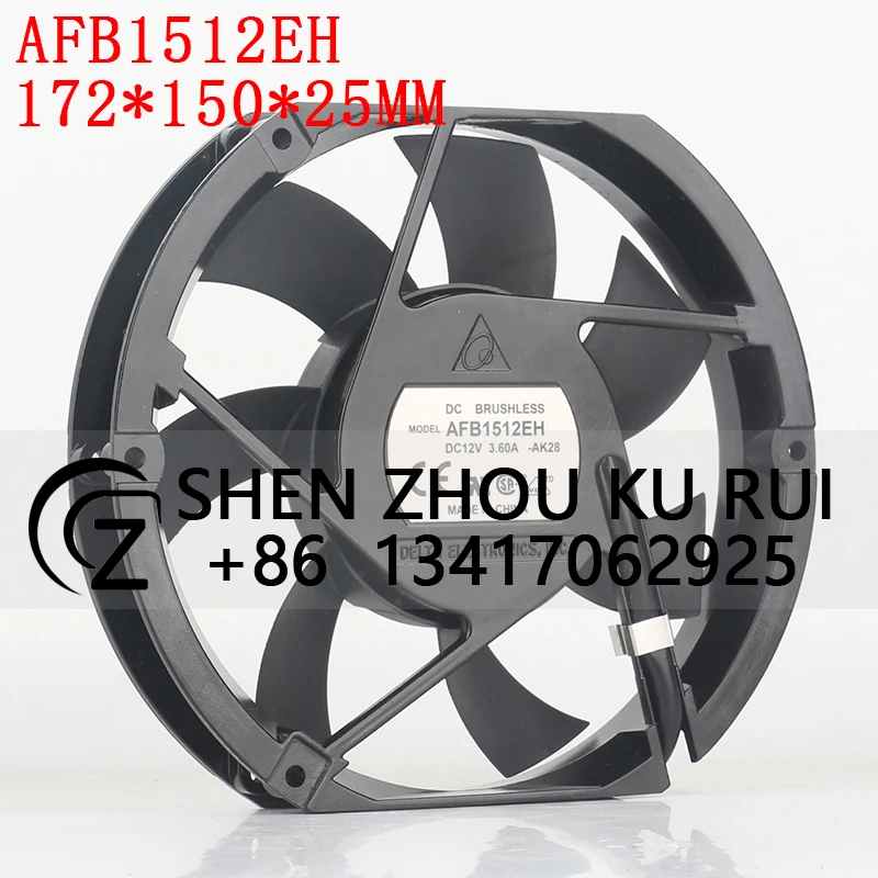 Delta 5V 24V 48V DC 12V 3.60A AC EC 17225 17CM Large air volume server Ultra-thin Industrial AFB1512EH cooling fan
Delta 5V 24V 48V DC 12V 3.60A AC EC 17225 17CM Large air volume server Ultra-thin Industrial AFB1512EH cooling fan