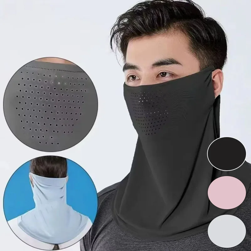 1 Piece Ice Silk Full Face Mask UV Resistant Neck Gaiter for Men Women Anti Sunlight Cover for Driving Outdoor Sports
1 Piece Ice Silk Full Face Mask UV Resistant Neck Gaiter for Men Women Anti Sunlight Cover for Driving Outdoor Sports