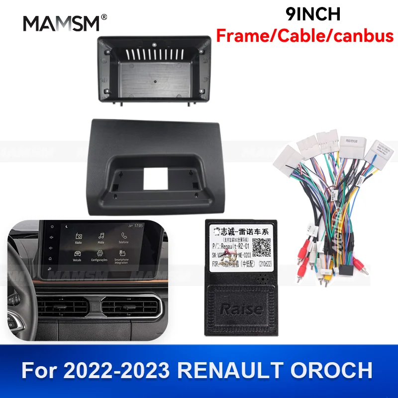 MAMSM 9-дюймовый для RENAULT OROCH 2022-2023 автомобильный радиоприемник, панель приборной панели, монтажный плеер, аксессуары для экрана, жгут проводов canbus
MAMSM 9-дюймовый для RENAULT OROCH 2022-2023 автомобильный радиоприемник, панель приборной панели, монтажный плеер, аксессуары для экрана, жгут проводов canbus