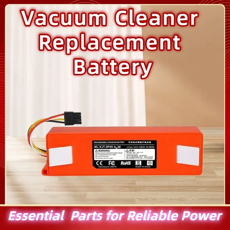 14.4V 12800mAh High Capacity Battery Replacement,for Xiaomi Roborock S7/S6/S5 Full Series Sweepers, Long-Lasting Energy To
14.4V 12800mAh High Capacity Battery Replacement,for Xiaomi Roborock S7/S6/S5 Full Series Sweepers, Long-Lasting Energy To