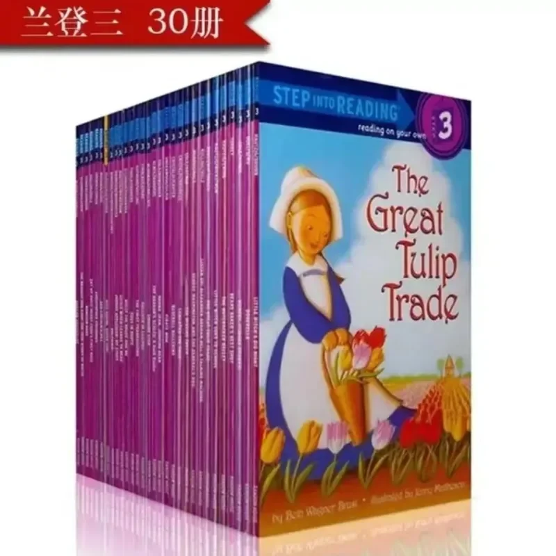 30 Books/set Step Into Reading Level 3 Reading on Your Own 4-12 Year Children's In English Learning Picture Story Books
30 Books/set Step Into Reading Level 3 Reading on Your Own 4-12 Year Children's In English Learning Picture Story Books