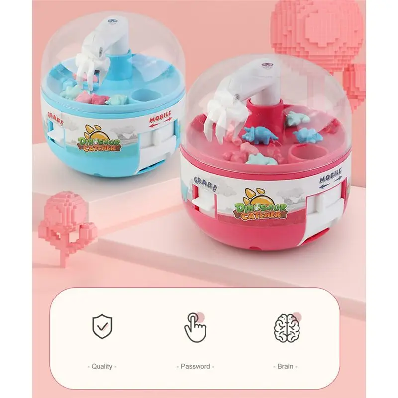 【TRAVEL ESSENTIAL】1 Set Mini Claw Machine With Mini Dinosaur Figures Claw Machine Prizes,Mini Claw Game Miniature Novelty T
【TRAVEL ESSENTIAL】1 Set Mini Claw Machine With Mini Dinosaur Figures Claw Machine Prizes,Mini Claw Game Miniature Novelty T