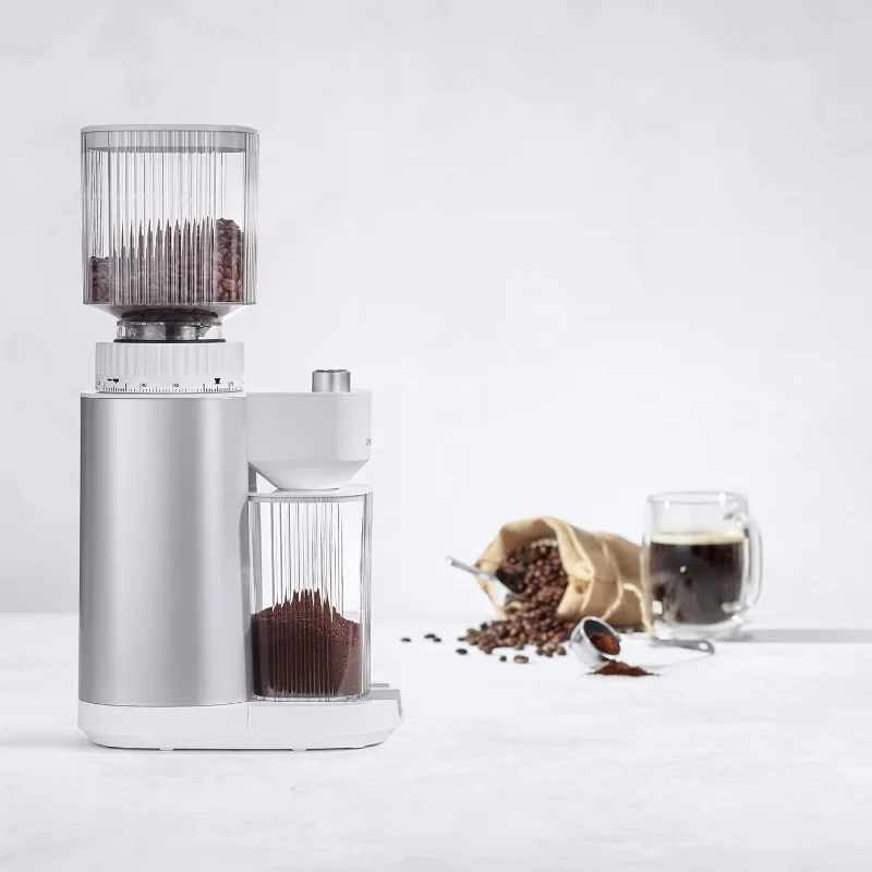 ZWILLING Enfinigy Burr Coffee Grinder Electric, 140 Coffee Grinding Options from Espresso to Drip Coffee, Silver
ZWILLING Enfinigy Burr Coffee Grinder Electric, 140 Coffee Grinding Options from Espresso to Drip Coffee, Silver