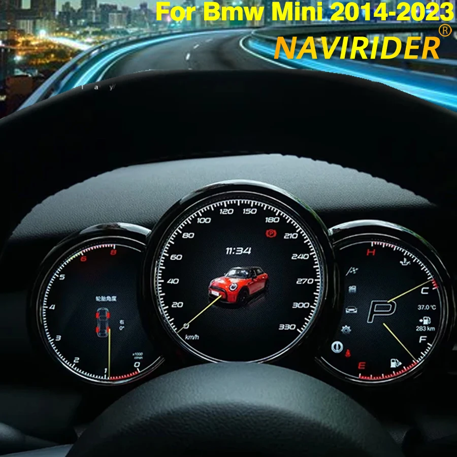 Car LCD Dashboard Cluster Instrument For Bmw Mini 2014-2023 Virtual Cockpit Speedometer Panel Upgrade Linux System