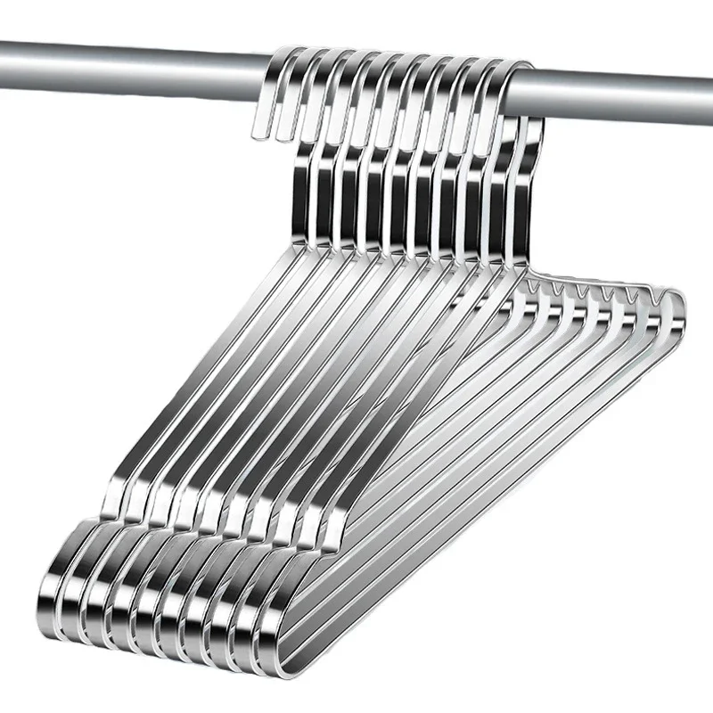 5/10Pcs Stainless Steel Clothes Hanger 40/42/45/47cm Large Adult Hangers Household Dresses T-Shirts Coat Sweater Drying Racks
5/10Pcs Stainless Steel Clothes Hanger 40/42/45/47cm Large Adult Hangers Household Dresses T-Shirts Coat Sweater Drying Racks