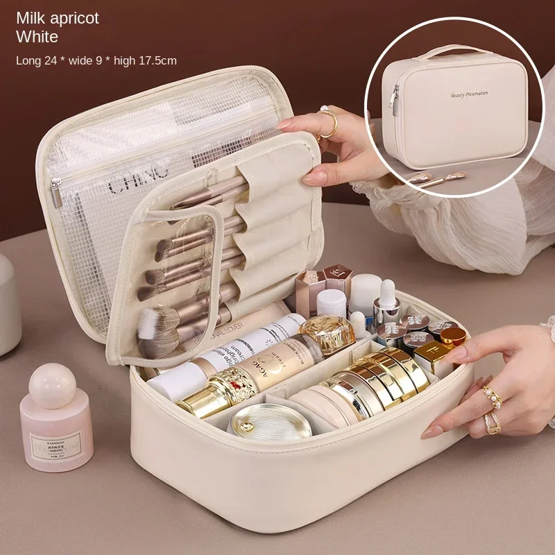 New Womens Cosmetic Bag Portable Storage Bag Large Capacity Luxury makeup bag travel organizer Essentials Toiletry Bag Bag
New Womens Cosmetic Bag Portable Storage Bag Large Capacity Luxury makeup bag travel organizer Essentials Toiletry Bag Bag