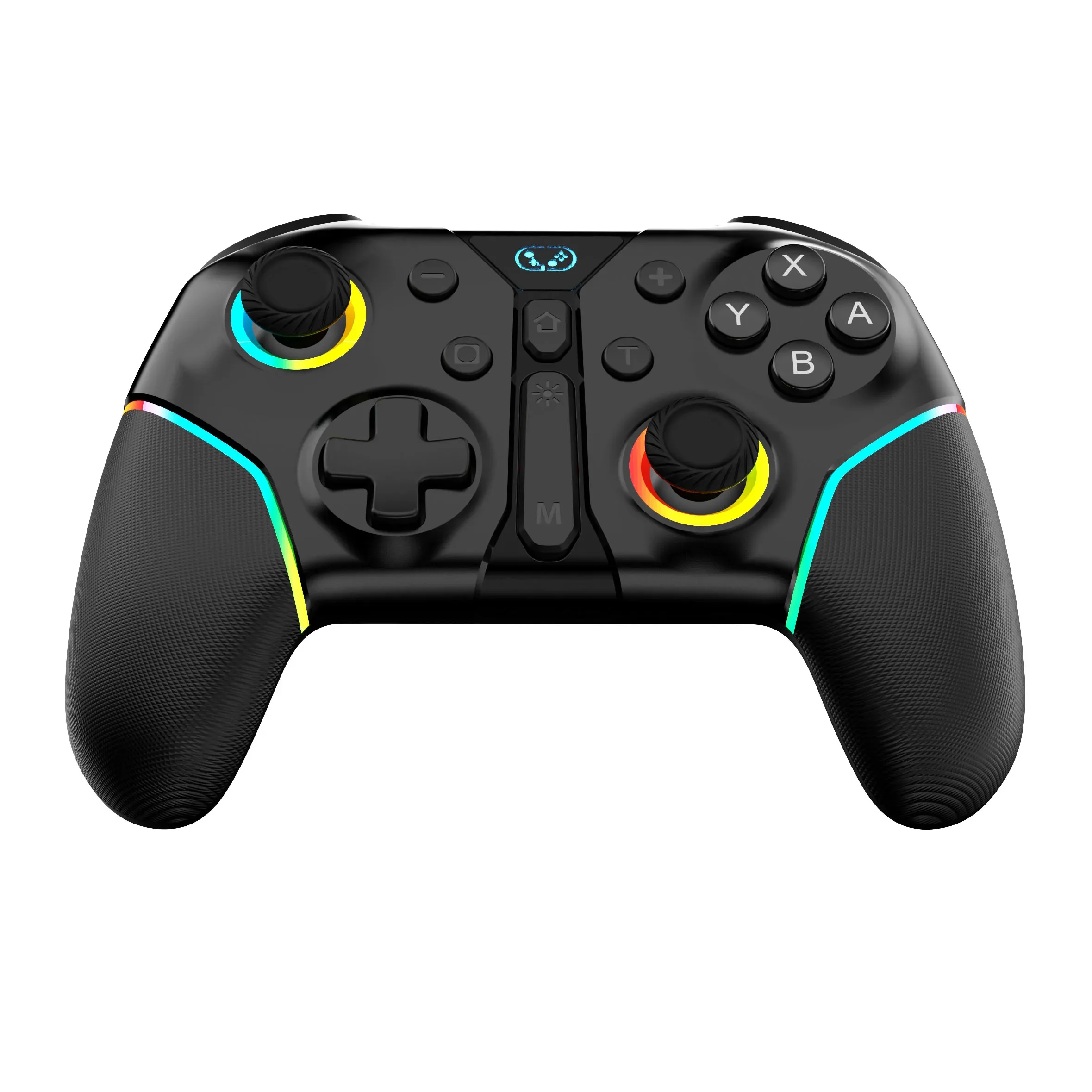 STK-7048 Bluetooth wireless Hall joystick game controller for Switch Android IOS PC six axis vibration suitable RGB lighting
STK-7048 Bluetooth wireless Hall joystick game controller for Switch Android IOS PC six axis vibration suitable RGB lighting