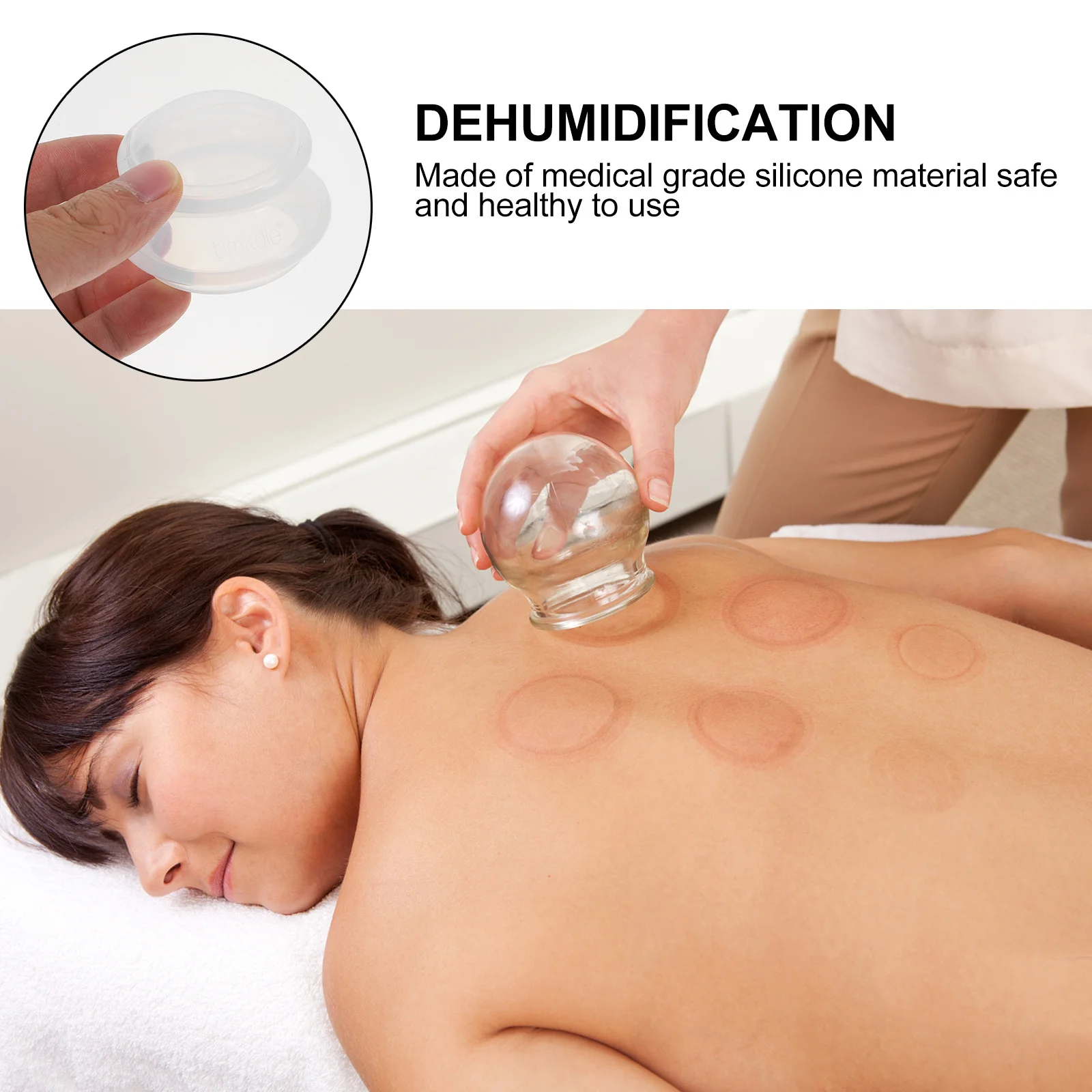 3Pcs Silicone Cupping Cups for Body Massage Therapy Household Cupping Set with Strong Suction for Blood Flow and Lymphatic
3Pcs Silicone Cupping Cups for Body Massage Therapy Household Cupping Set with Strong Suction for Blood Flow and Lymphatic