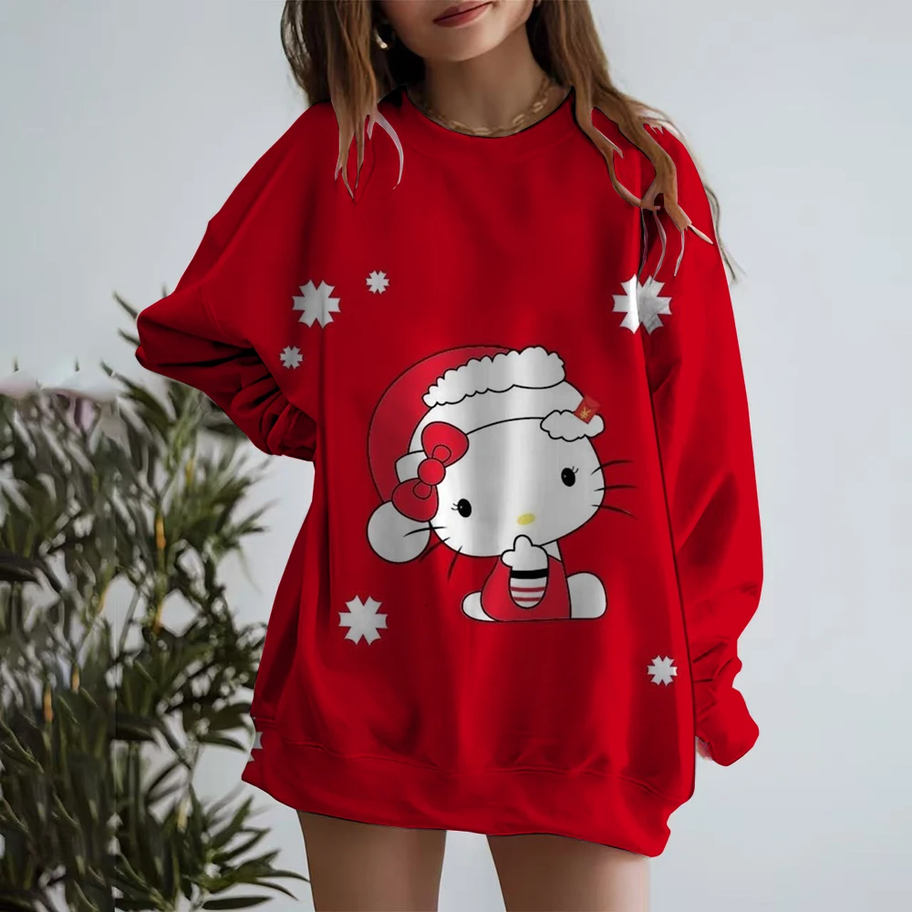 Kuromi Hello Kitty print Women Sweatshirt Harajuku Casual Basic Hoody Fashion Loose Hoodie Soft Christmas Vintage Female Tops
Kuromi Hello Kitty print Women Sweatshirt Harajuku Casual Basic Hoody Fashion Loose Hoodie Soft Christmas Vintage Female Tops