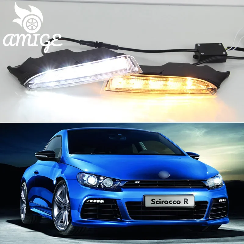12V LED Daylights For Volkswagen Scirocco R 2010 - 2014 VW Turn Signal DRL Car Accessory LED Daytime Running Light Auto Foglamps
12V LED Daylights For Volkswagen Scirocco R 2010 - 2014 VW Turn Signal DRL Car Accessory LED Daytime Running Light Auto Foglamps