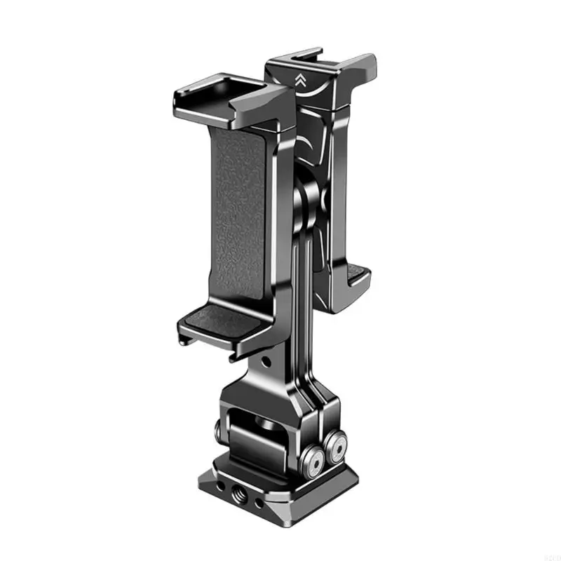 62CD Double Phone Clip Aluminum Clamp Holder Phone Tripod Mount Adapter with for Arca Base for Live Stream Video Recording
62CD Double Phone Clip Aluminum Clamp Holder Phone Tripod Mount Adapter with for Arca Base for Live Stream Video Recording