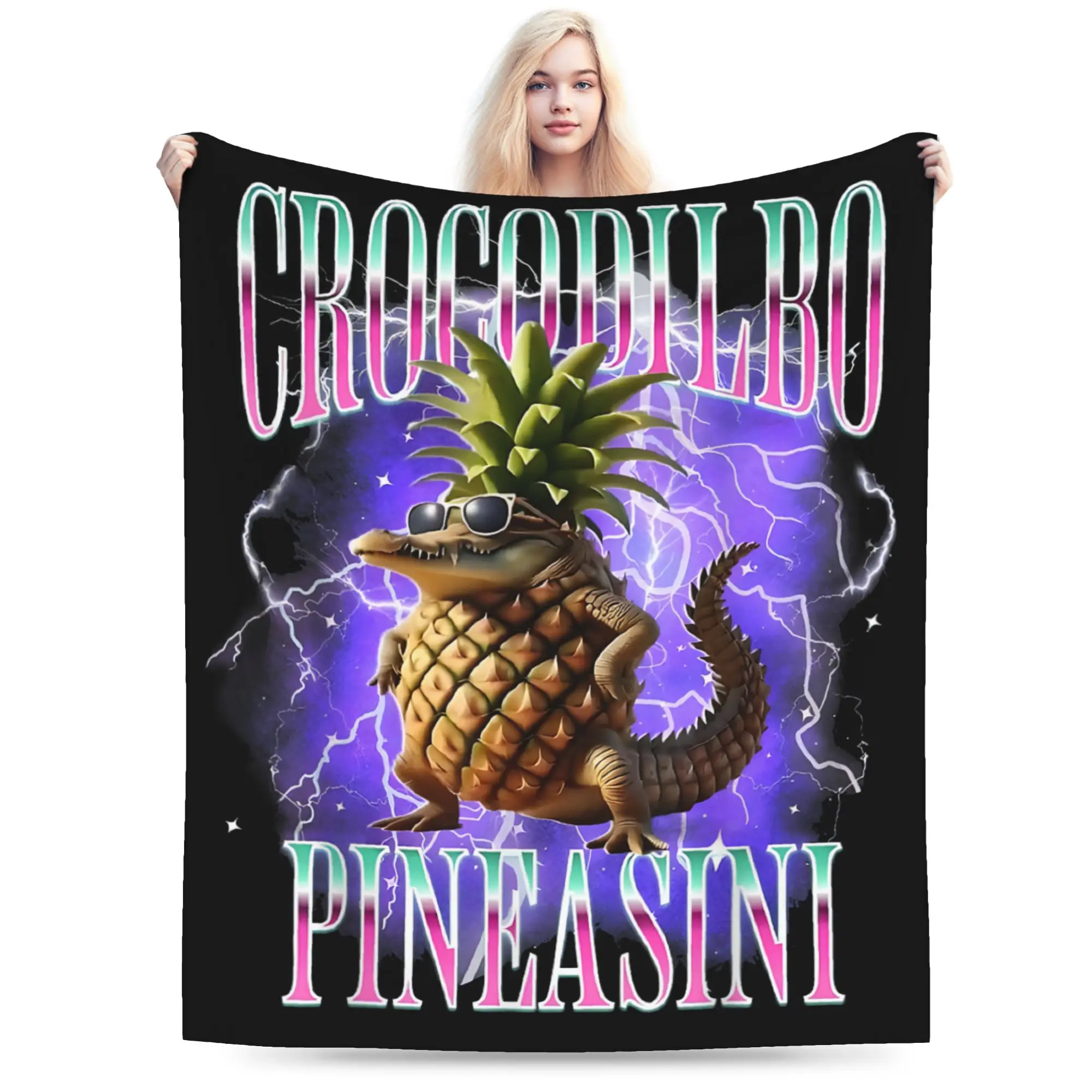 Crocodilbo Pineasini Italian Brainrot Meme Blanket Fleece Spring Autumn Throw Blanket for Home Travel Bedding Throws
Crocodilbo Pineasini Italian Brainrot Meme Blanket Fleece Spring Autumn Throw Blanket for Home Travel Bedding Throws