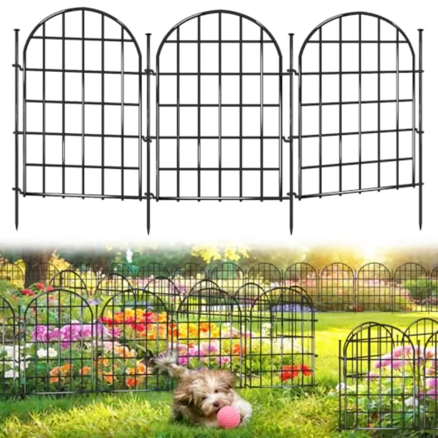 32.5 ft L x 22 in(H) Garden Fence, 30 Panels Arched No Dig Fence, Decorative Animal Barrier Fencing with Ground Stake, Rustproo
32.5 ft L x 22 in(H) Garden Fence, 30 Panels Arched No Dig Fence, Decorative Animal Barrier Fencing with Ground Stake, Rustproo