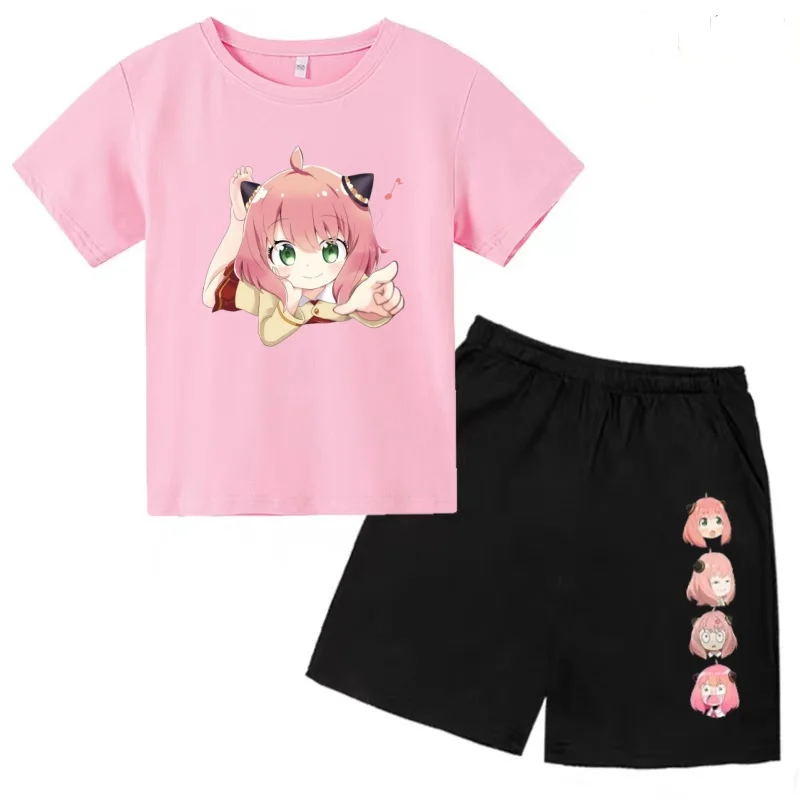 Kids T-shirt Two-piece Pretty Girl Print Clothing Summer Short-sleeved+Shorts Boy Girl 3-12 Years Gift Fashion Casual Sports Set
Kids T-shirt Two-piece Pretty Girl Print Clothing Summer Short-sleeved+Shorts Boy Girl 3-12 Years Gift Fashion Casual Sports Set