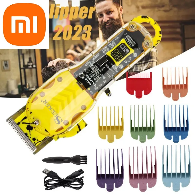 Hair Clippers Professional Transparent Electric Hair Trimmers For Men Adults Kids Cordless Rechargeable Hair Cutter Machine USB
Hair Clippers Professional Transparent Electric Hair Trimmers For Men Adults Kids Cordless Rechargeable Hair Cutter Machine USB
