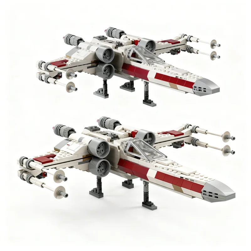 550PCS MOC Space Battle T 65 X Wing Working S Foils Model Collectible Display DIY Creative Building Blocks Gift Decoration Set
550PCS MOC Space Battle T 65 X Wing Working S Foils Model Collectible Display DIY Creative Building Blocks Gift Decoration Set