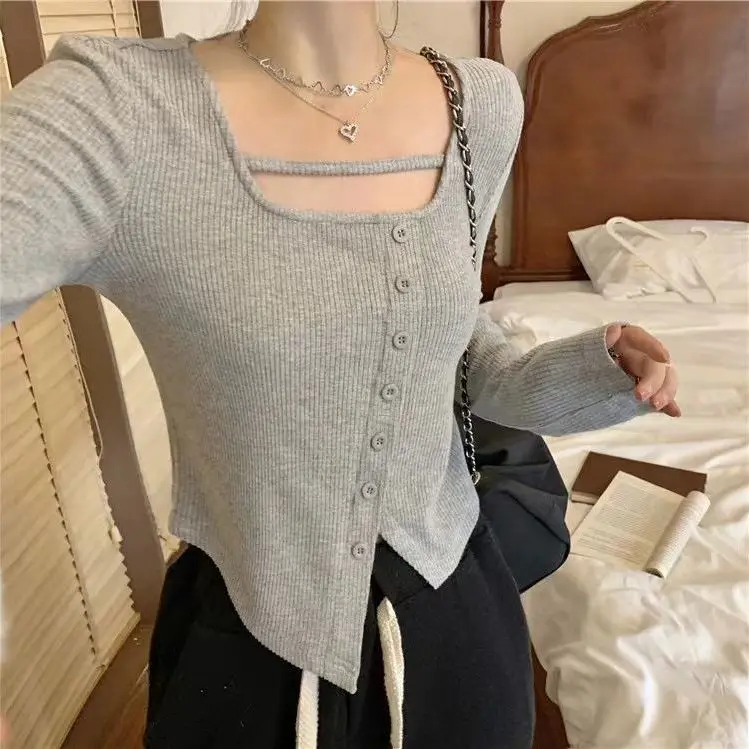 Long Sleeve T-Shirts Womens Lace Patchwork Tops Slim Fit Lightweight Summer Romantic Feminine Youthful Sweet Casual Aesthetic
Long Sleeve T-Shirts Womens Lace Patchwork Tops Slim Fit Lightweight Summer Romantic Feminine Youthful Sweet Casual Aesthetic