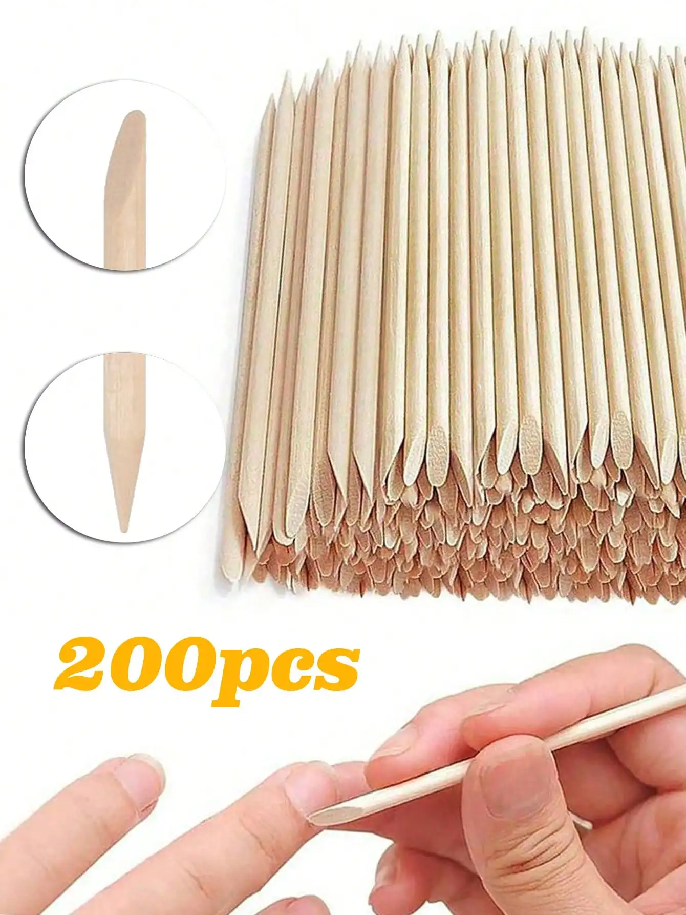 5/10/100/200/500/1000 PCS Wooden Nail Sticks, Double Sided Multi-Functional Cuticle Pusher. Manicure & Pedicure Tool, Nail Remover & Art Tool. Back to School, for Press On Nails.
5/10/100/200/500/1000 PCS Wooden Nail Sticks, Double Sided Multi-Functional Cuticle Pusher. Manicure & Pedicure Tool, Nail Remover & Art Tool. Back to School, for Press On Nails.