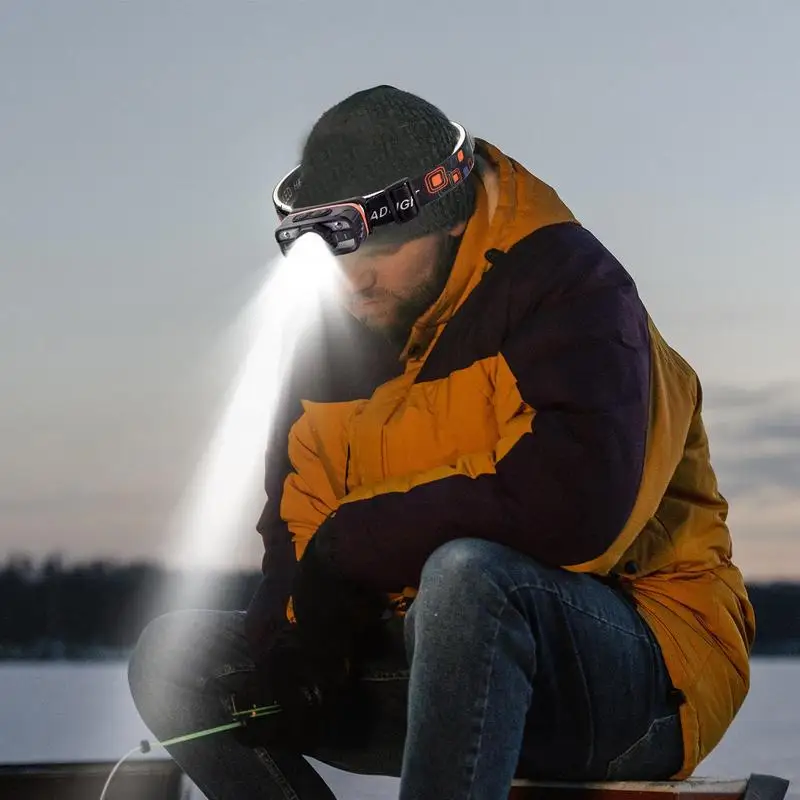 Headlamp Rechargeable Bright Headlamp Powerful Motion Sensor Waterproof Light For Hiking Fishing Hunting Running Mining
Headlamp Rechargeable Bright Headlamp Powerful Motion Sensor Waterproof Light For Hiking Fishing Hunting Running Mining