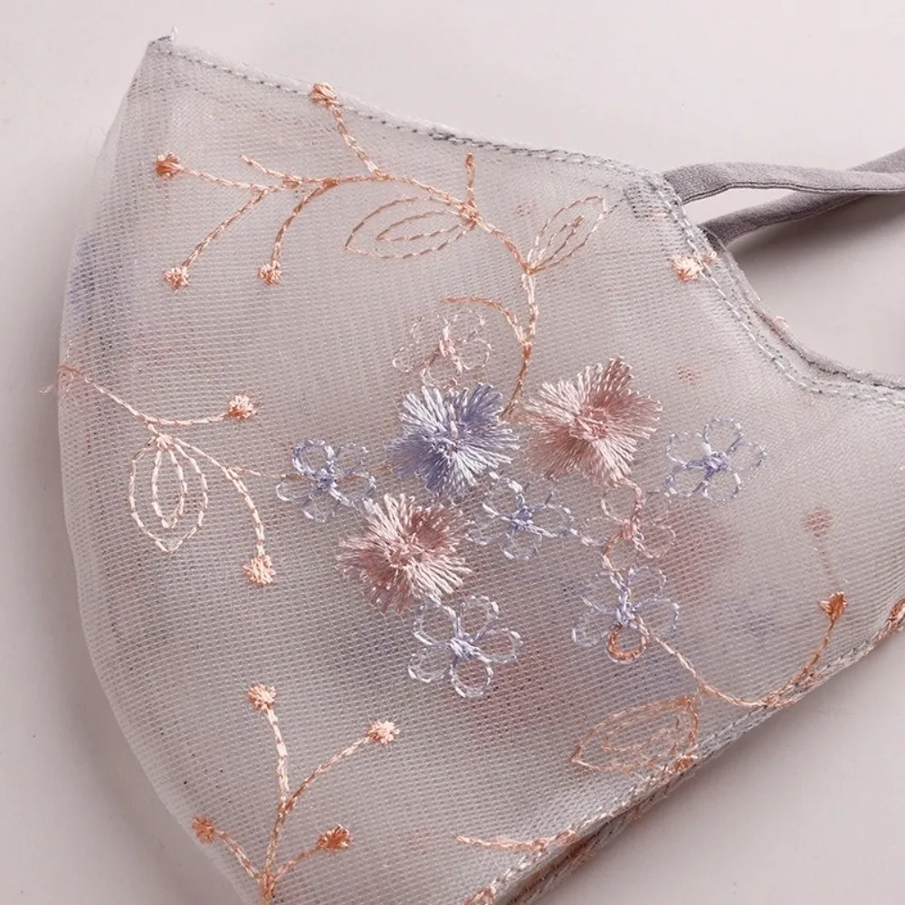 Classical Embroider Flower Veil Mask Breathable Dustproof Lace Mask Thin Adjustable Sunscreen Face Mask
Classical Embroider Flower Veil Mask Breathable Dustproof Lace Mask Thin Adjustable Sunscreen Face Mask