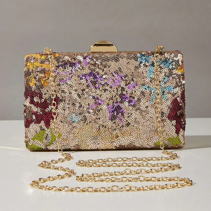 Women's Bag Trend 2025 New Chinese Style Embroidery Glitter Sequins Evening Bag Luxury Designer Clutch Bag Wedding Banquet Dress
Women's Bag Trend 2025 New Chinese Style Embroidery Glitter Sequins Evening Bag Luxury Designer Clutch Bag Wedding Banquet Dress