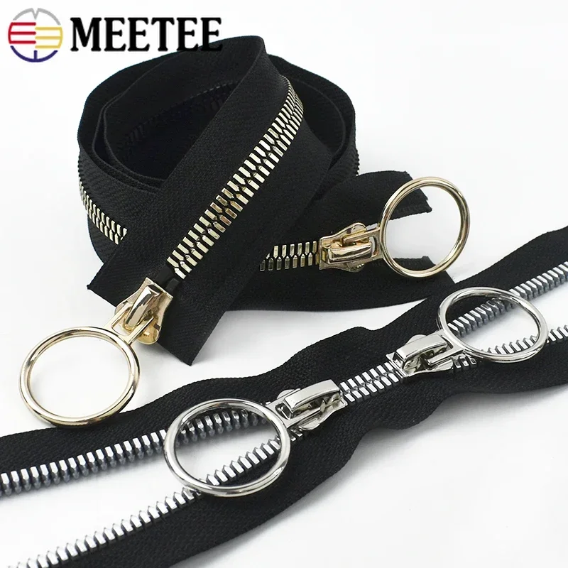 60-100cm 5#8# Double Slider Resin Zippers Open-End O Ring Puller Zipper Jacket Bag Zip Repair Kit DIY Clothes Sewing Accessories 
60-100cm 5#8# Double Slider Resin Zippers Open-End O Ring Puller Zipper Jacket Bag Zip Repair Kit DIY Clothes Sewing Accessories