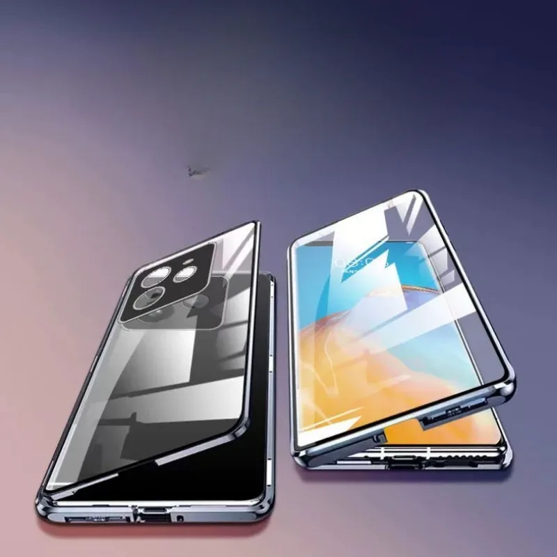 Double-sided Glass Phone Case for OPPO Realme GT7 Pro Magnetic Anti Peeping Case 360° Full Protection for Realme GT7Pro Cover
Double-sided Glass Phone Case for OPPO Realme GT7 Pro Magnetic Anti Peeping Case 360° Full Protection for Realme GT7Pro Cover