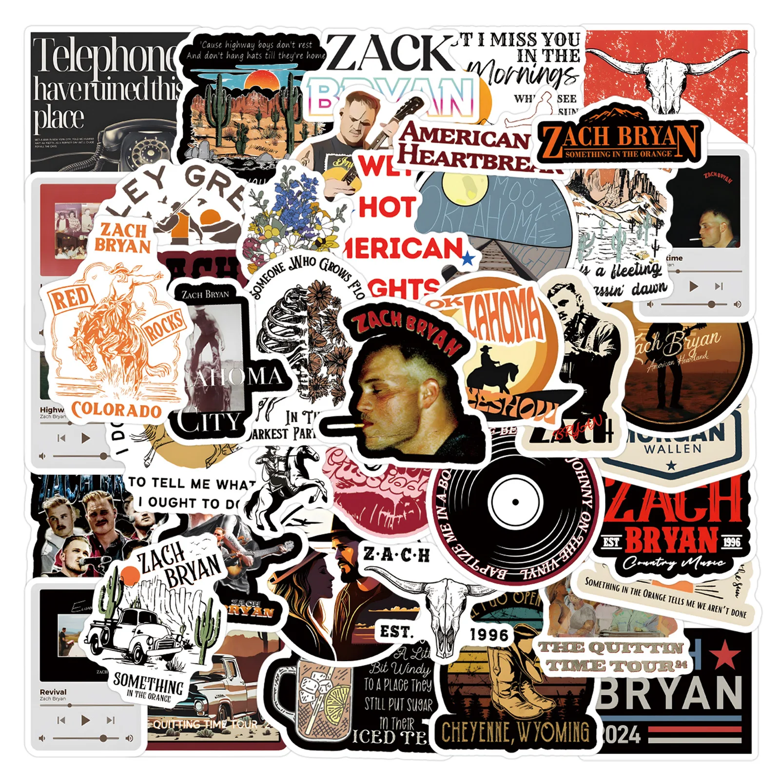 10/50PCS Zach Bryan sticker For Journal Scrapbook Car Bike Helmet Skateboard Water Bottle Phone Laptop Photo Album Sticker Toys
10/50PCS Zach Bryan sticker For Journal Scrapbook Car Bike Helmet Skateboard Water Bottle Phone Laptop Photo Album Sticker Toys
