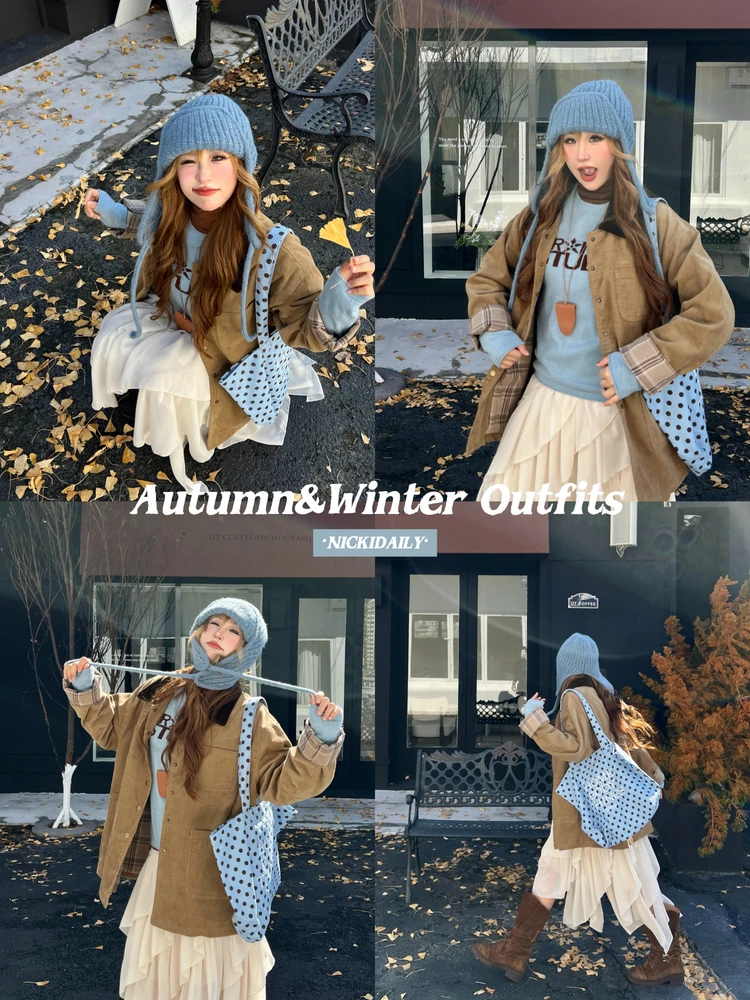 Женское вельветовое пальто Nii Daily в винтажном стиле с клетчатым воротником и пэчворком, свободного кроя, с длинными рукавами, удобное для путешествий, осеннее
Женское вельветовое пальто Nii Daily в винтажном стиле с клетчатым воротником и пэчворком, свободного кроя, с длинными рукавами, удобное для путешествий, осеннее