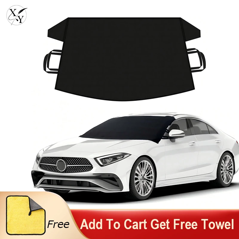 Чехол на лобовое стекло автомобиля XY для снега и льда, сверхмощная ткань Оксфорд 600D, ветрозащитный, с двойными эластичными ремнями, водонепроницаемое одеяло для внедорожника
Чехол на лобовое стекло автомобиля XY для снега и льда, сверхмощная ткань Оксфорд 600D, ветрозащитный, с двойными эластичными ремнями, водонепроницаемое одеяло для внедорожника