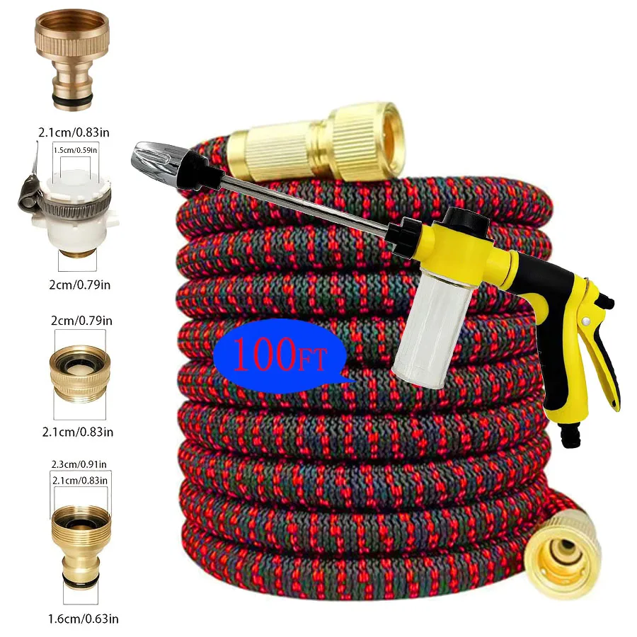Garden Valve Expansion Magic Hose for Garden Irrigation & Cleaning, Syringe Head, Irrigation Unit, No Kink
Garden Valve Expansion Magic Hose for Garden Irrigation & Cleaning, Syringe Head, Irrigation Unit, No Kink
