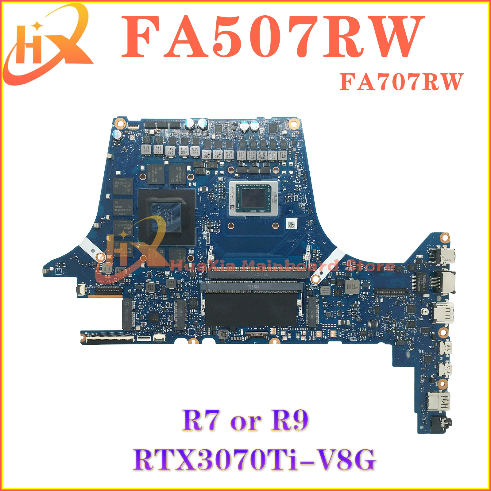 KEFU Mainboard FX507R FA507RW FA507RM FA507RC FA507RE FA507RR FX707R FA707RW FA707RM FA707RC FA707RE FA707RR Laptop Motherboard
KEFU Mainboard FX507R FA507RW FA507RM FA507RC FA507RE FA507RR FX707R FA707RW FA707RM FA707RC FA707RE FA707RR Laptop Motherboard