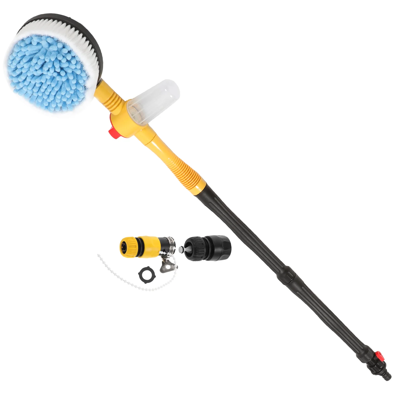 Automatic Car Cleaning Brush 120 Cm Telescopic High Pressure Water Outlet Saves Time Yellow Soft Brush For Car Wash Household
Automatic Car Cleaning Brush 120 Cm Telescopic High Pressure Water Outlet Saves Time Yellow Soft Brush For Car Wash Household