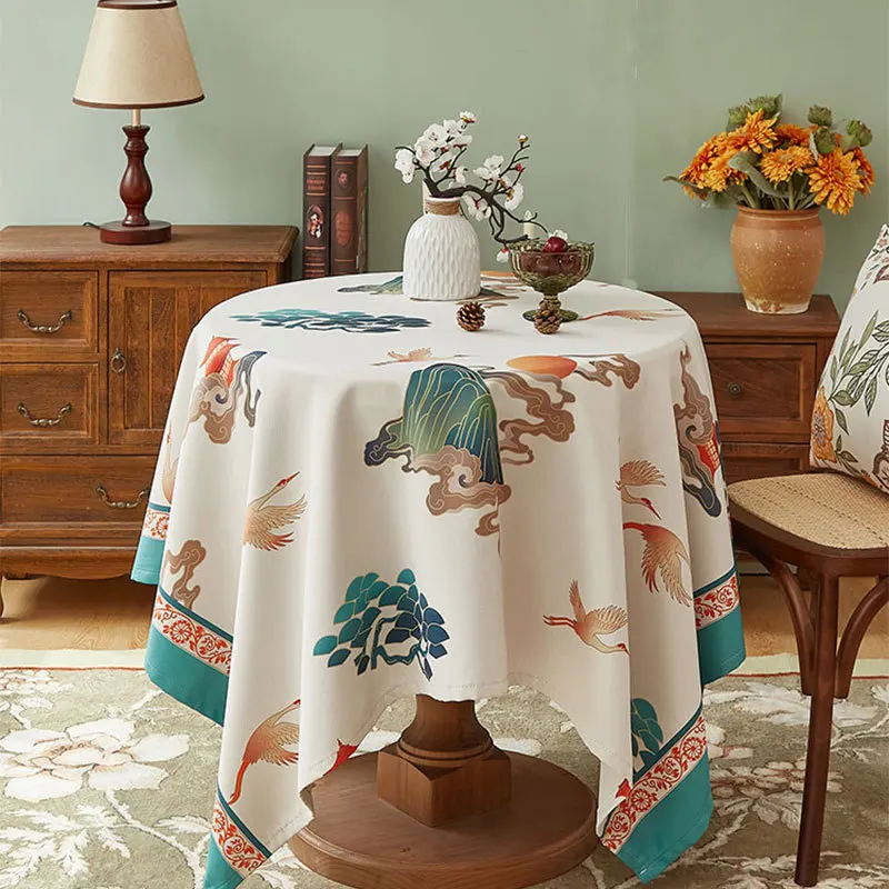 New Chinese Retro Luxury Thickened Cotton Linen Tablecloth, Home Use Living Room Waterproof Oil-Proof Fabric Tea Table Cloth, Wh
New Chinese Retro Luxury Thickened Cotton Linen Tablecloth, Home Use Living Room Waterproof Oil-Proof Fabric Tea Table Cloth, Wh