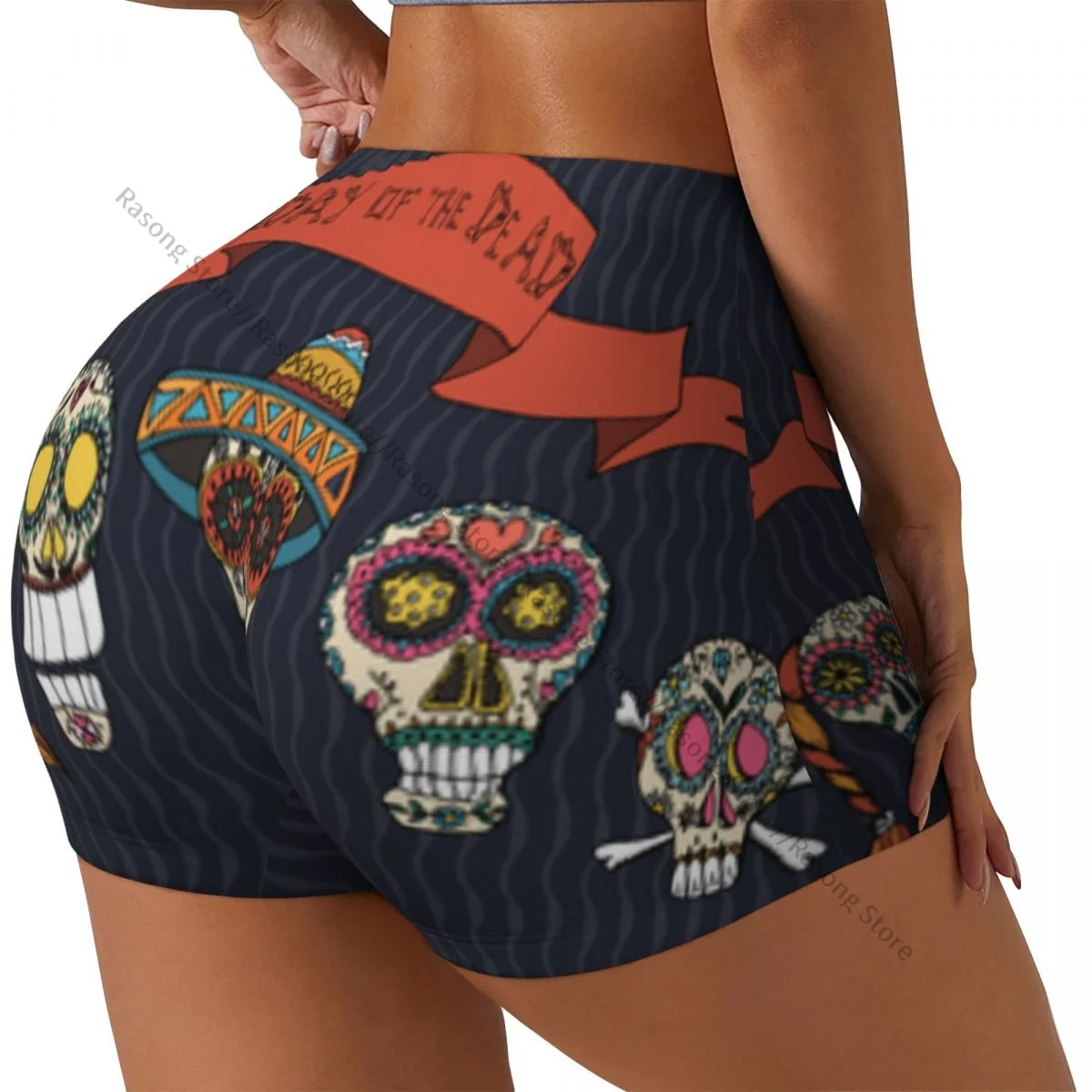 Короткие эластичные шорты с эффектом пуш-ап, мексиканский день мертвых с черепом и цветами, этнические шорты, спортивные шорты, женская одежда, тренажерный зал
Короткие эластичные шорты с эффектом пуш-ап, мексиканский день мертвых с черепом и цветами, этнические шорты, спортивные шорты, женская одежда, тренажерный зал