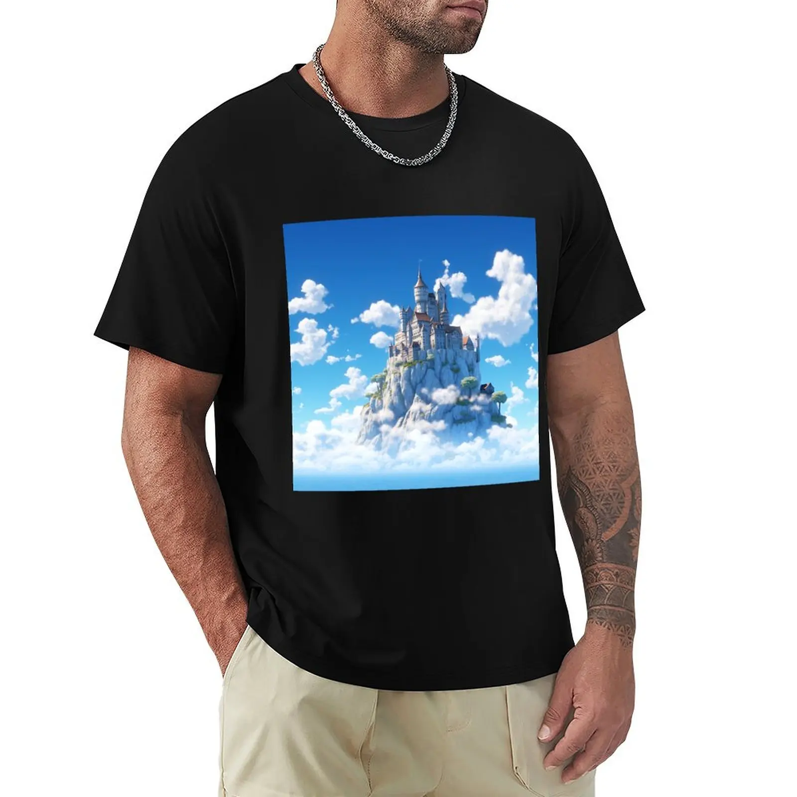 Castle in the Blue Sky T-Shirt tops cute clothes shirts men
Castle in the Blue Sky T-Shirt tops cute clothes shirts men