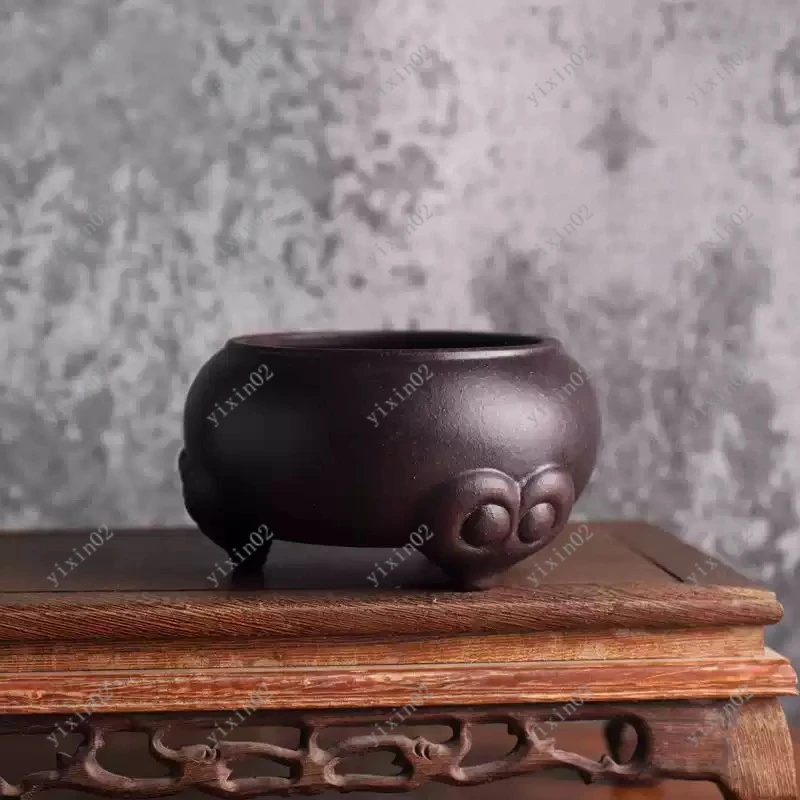 Unglazed Breathable Round Plant Pot Natural Clay Bonsai Container for Household and Gardening
Unglazed Breathable Round Plant Pot Natural Clay Bonsai Container for Household and Gardening