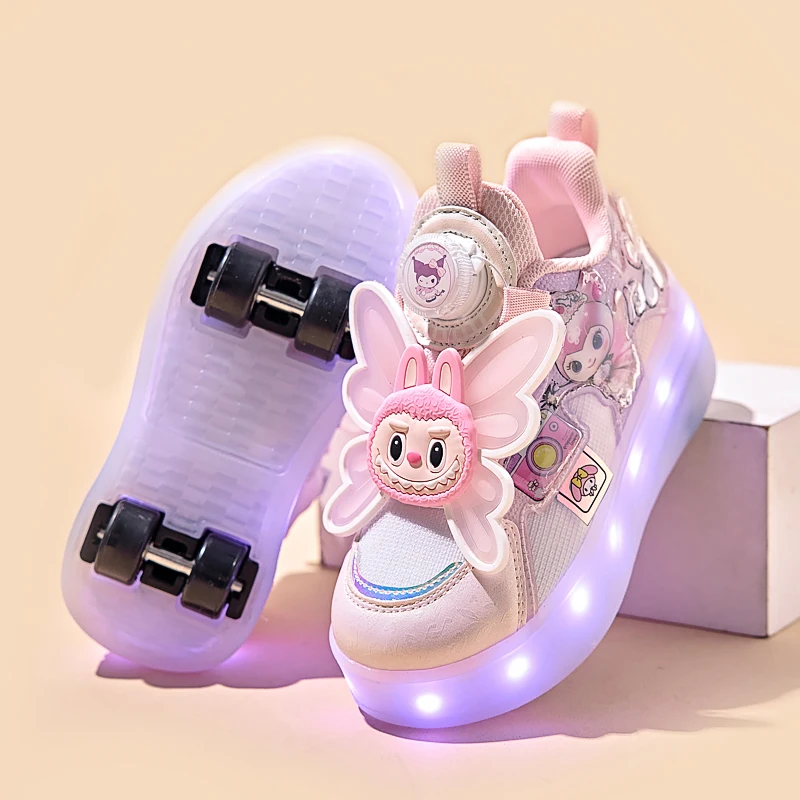 2025 Disney New Two Wheels Children's Led Light Roller Skate Shoes For Kids Boys Girls Glowing Sports Luminous Sneakers
2025 Disney New Two Wheels Children's Led Light Roller Skate Shoes For Kids Boys Girls Glowing Sports Luminous Sneakers
