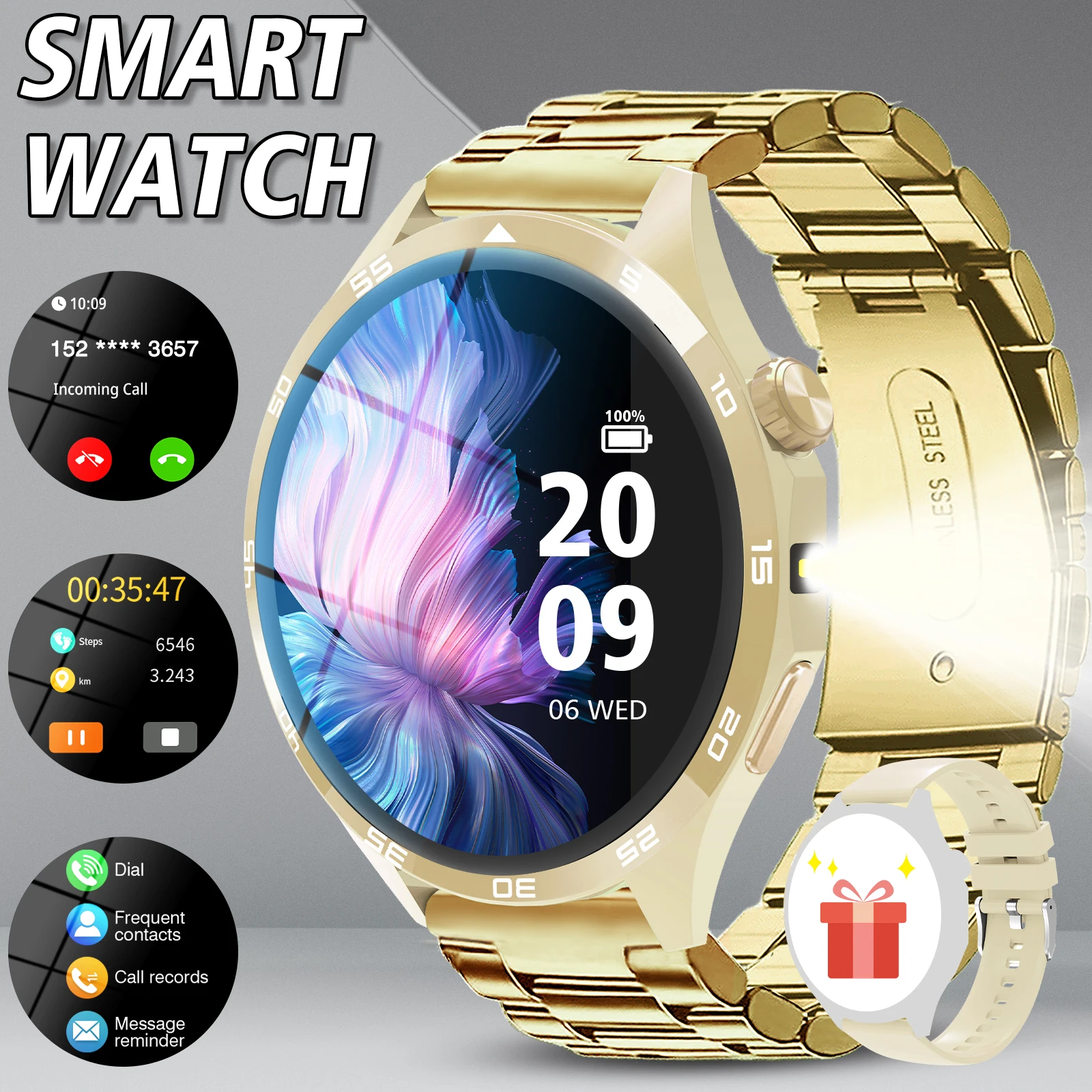 New Smart Watch,Call Reminder,Multi-Sports Mode,Calendar,Alarm Reminder,Valentine'S Day/Christmas/New Year/Birthday Watch Gift
New Smart Watch,Call Reminder,Multi-Sports Mode,Calendar,Alarm Reminder,Valentine'S Day/Christmas/New Year/Birthday Watch Gift