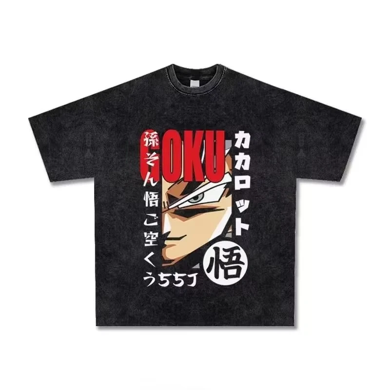 Винтажные потертые мужские футболки в стиле аниме Dragon Ball Goku, летняя одежда Y2k, большие женские футболки с короткими рукавами, повседневные топы в стиле хип-хоп
Винтажные потертые мужские футболки в стиле аниме Dragon Ball Goku, летняя одежда Y2k, большие женские футболки с короткими рукавами, повседневные топы в стиле хип-хоп