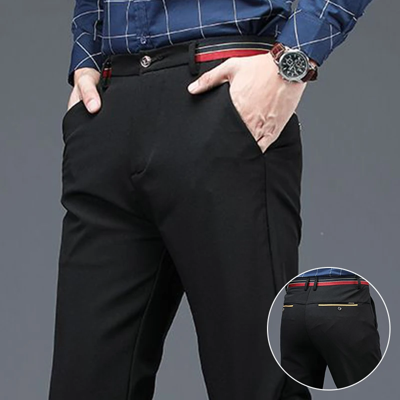 Men Fashion Casual Comfortable Suit Pants Male Loose Straight Blazer Pants Korean Style Ankle Length Cropped Trousers
Men Fashion Casual Comfortable Suit Pants Male Loose Straight Blazer Pants Korean Style Ankle Length Cropped Trousers