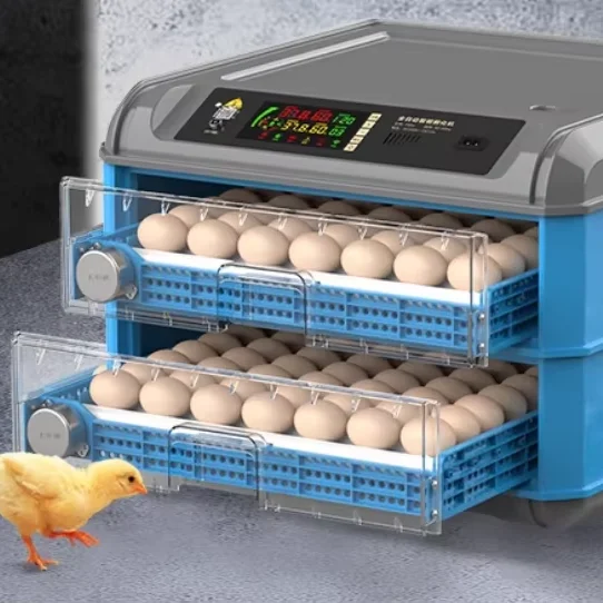 Инкубатор на 120 яиц, полностью автоматический, с двойным питанием, компактный бытовой прибор для инкубации куриных, утиных и гусиных яиц.
Инкубатор на 120 яиц, полностью автоматический, с двойным питанием, компактный бытовой прибор для инкубации куриных, утиных и гусиных яиц.