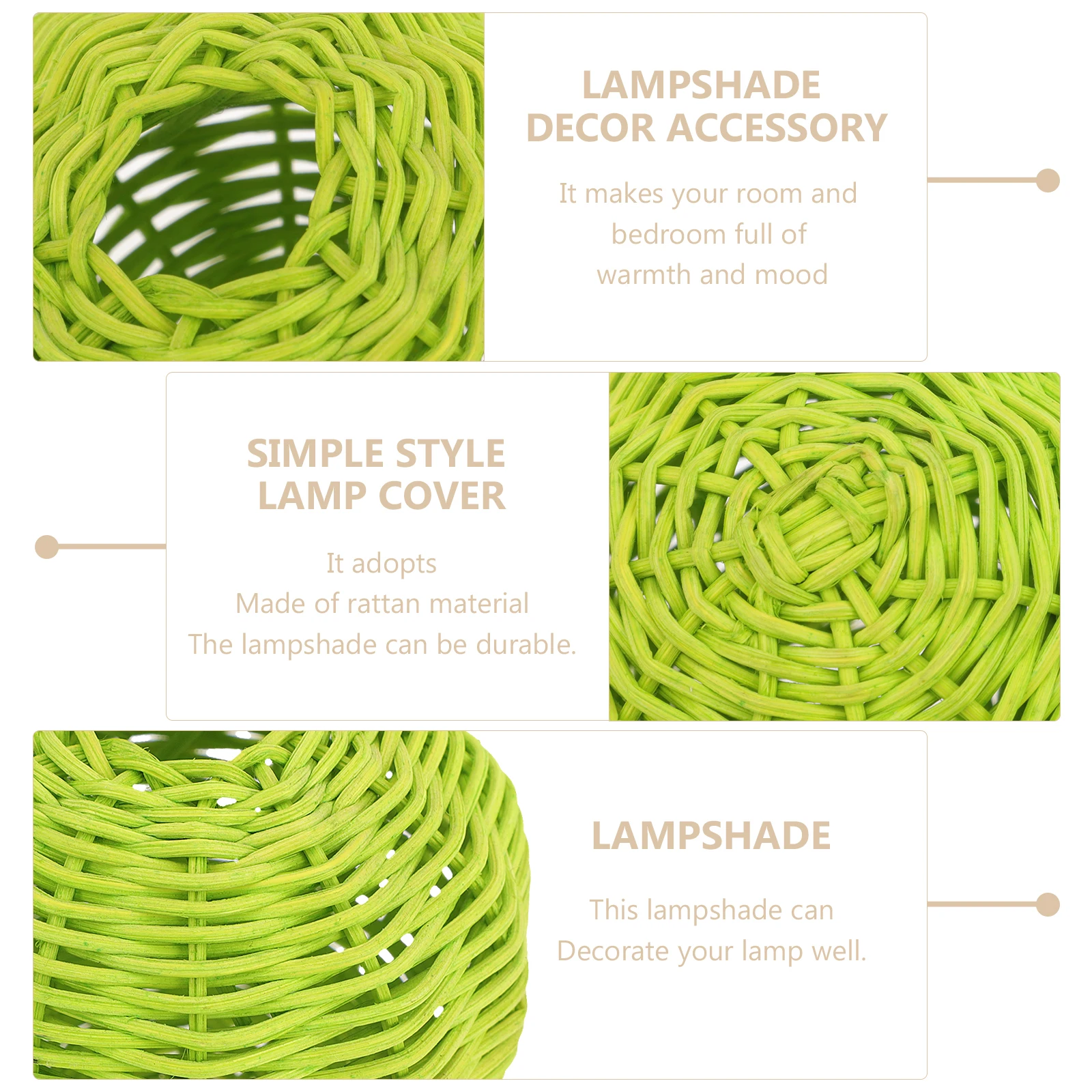 2 Pcs Rattan Woven Light Covers Dust Proof Protective Bedside Table Lampshade for Living Room Bedroom Indoor Lighting
2 Pcs Rattan Woven Light Covers Dust Proof Protective Bedside Table Lampshade for Living Room Bedroom Indoor Lighting