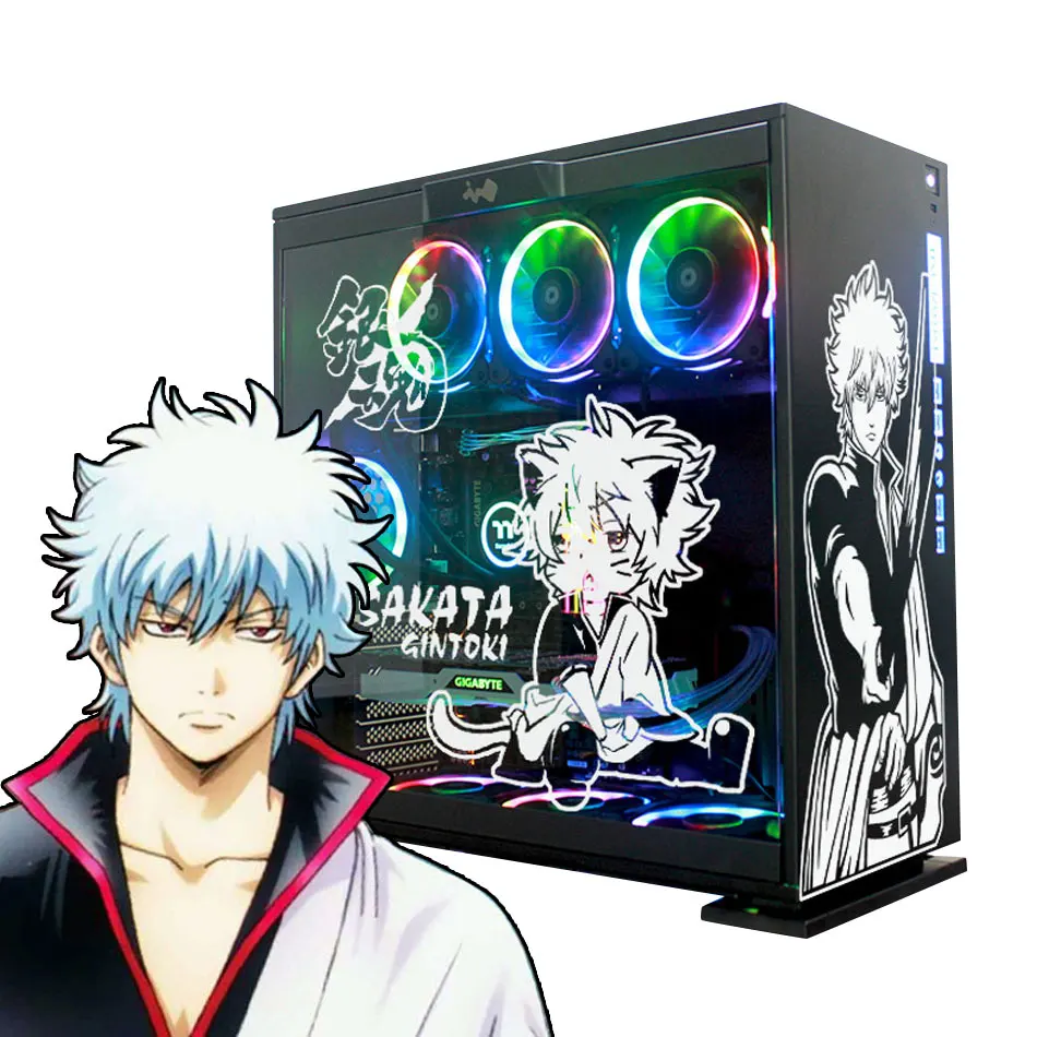 Sakata Gintoki Anime Vinyl Stickers for PC Case,Japanese Personaliy Decor Decals for Atx Computer Chassis Skin,Easy Removable
Sakata Gintoki Anime Vinyl Stickers for PC Case,Japanese Personaliy Decor Decals for Atx Computer Chassis Skin,Easy Removable