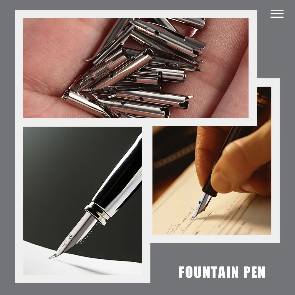 15Pcs Premium Steel Fountain Pen Nibs Fine Point Replacement Nibs for Calligraphy Practice Office School Travel Pen
15Pcs Premium Steel Fountain Pen Nibs Fine Point Replacement Nibs for Calligraphy Practice Office School Travel Pen